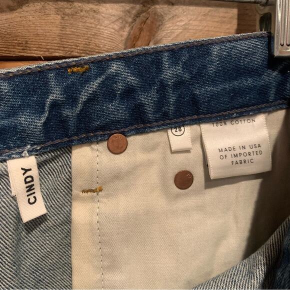 GRLFRND Cindy High-Rise Cut Off Button Fly Short in Nobody Does it Better Sz 28 - Picture 15 of 16